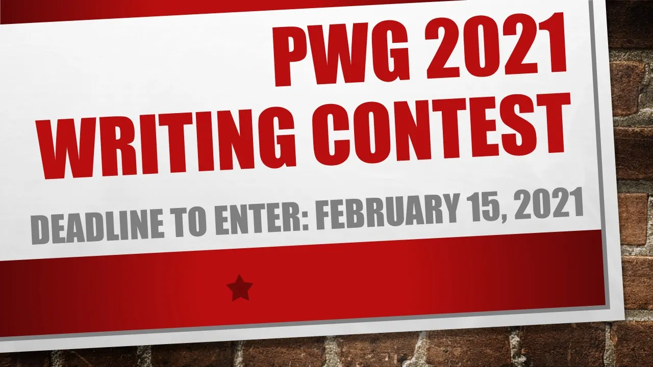 PWG 2021 Writing Contests